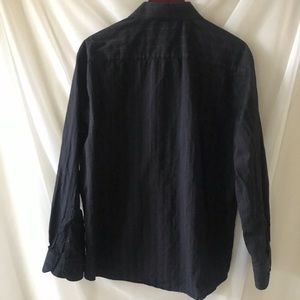 Chemise Homme Eighty Eight - Col Boutonné, Manches Longues, Noire - Taille M Occasion Très Bon état